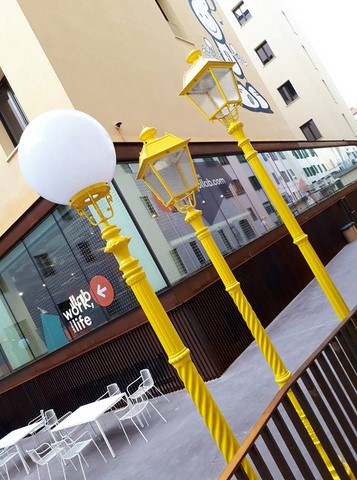 Pali in ghisa e Alluminio per arredo urbano
