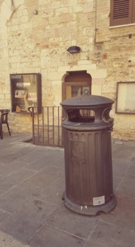 Arredo urbano cestino stradale raccolta differenziata modello Centro Storico