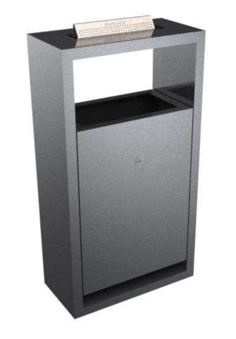 Cestino stradale gettacarte con posacenere modello Cosenza