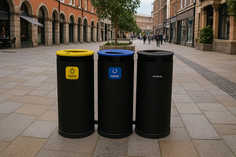 Cestino stradale 200 litri modello Cilindro 683/C ELUX