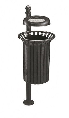 Cestino stradale a tre cesti modello Giglio