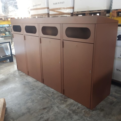 copri carrellato raccolta differenziata arredo urbano Eco