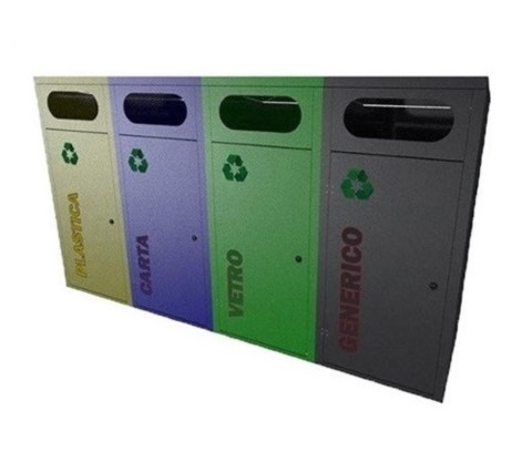 Mascheratura di copribidoni carrellati da 120 litri