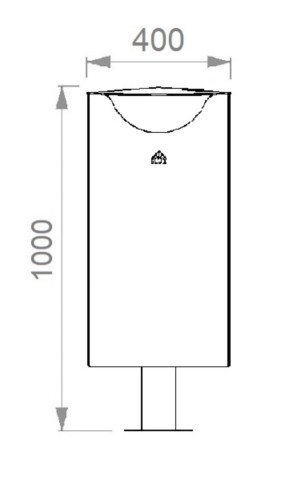 Cestino raccolta differenziata Spicchio