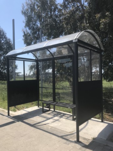 Pensilina per attesa autobus modello Genova