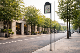 Installazione palina fermata Bus 150 Elux