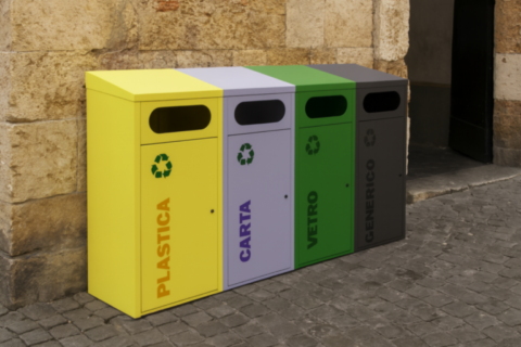 Copri Bidoni per Raccolta Differenziata modello 685