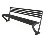 Panchina stradale per arredo urbano modello Gioia